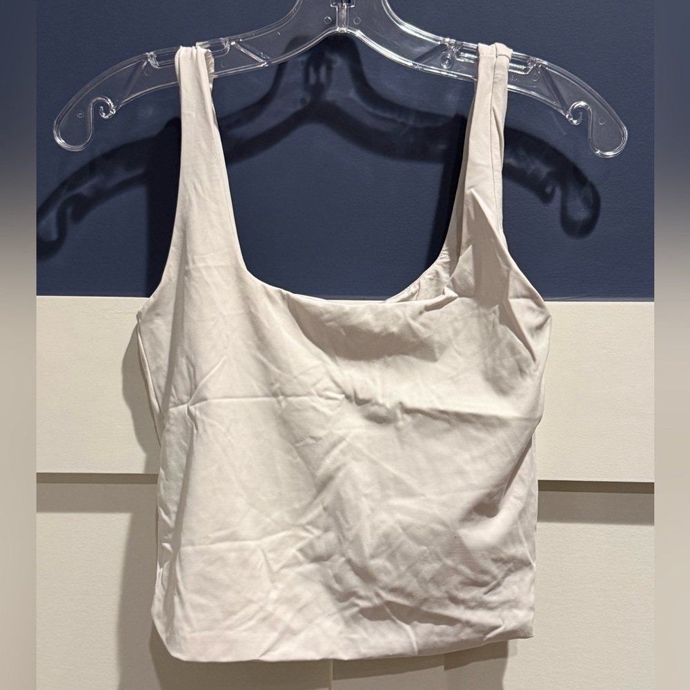 Forever 21 Cream lined Camisole Top Buttery Soft Like New! size M